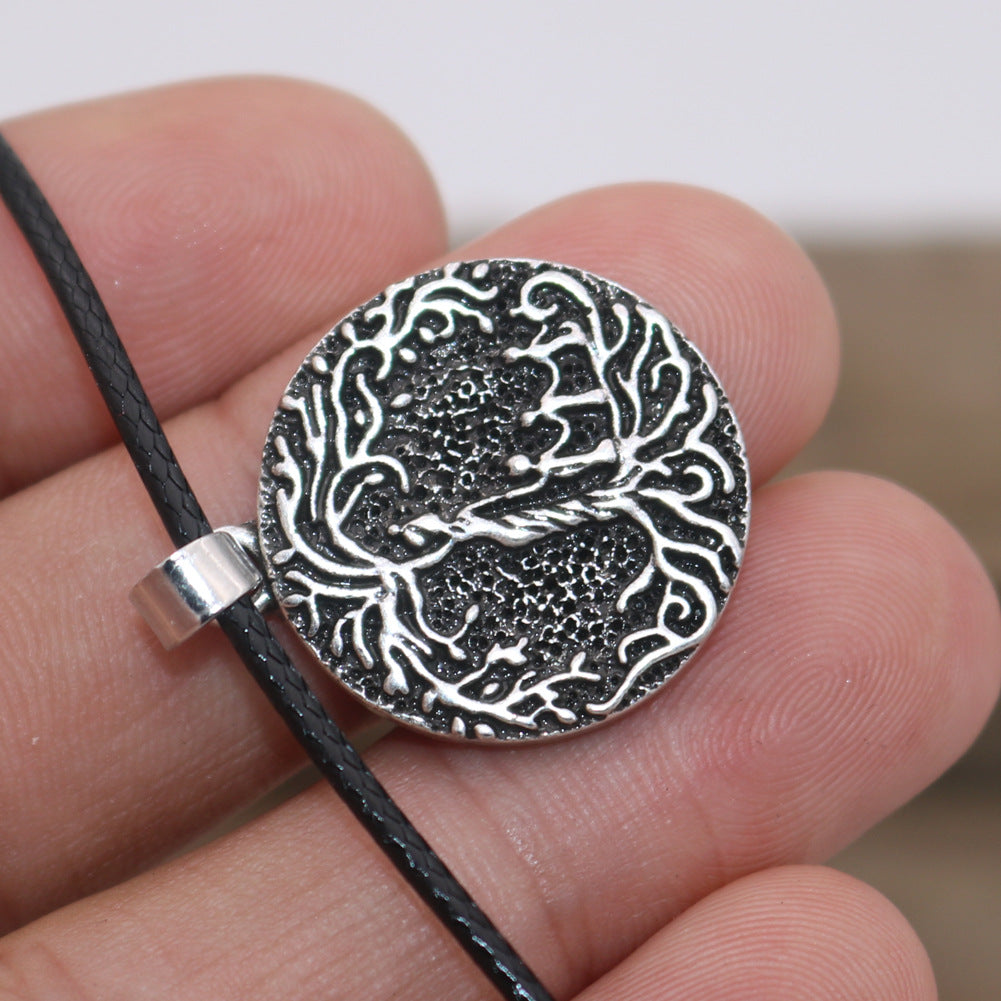 Mythical World Tree Viking Necklace for Men