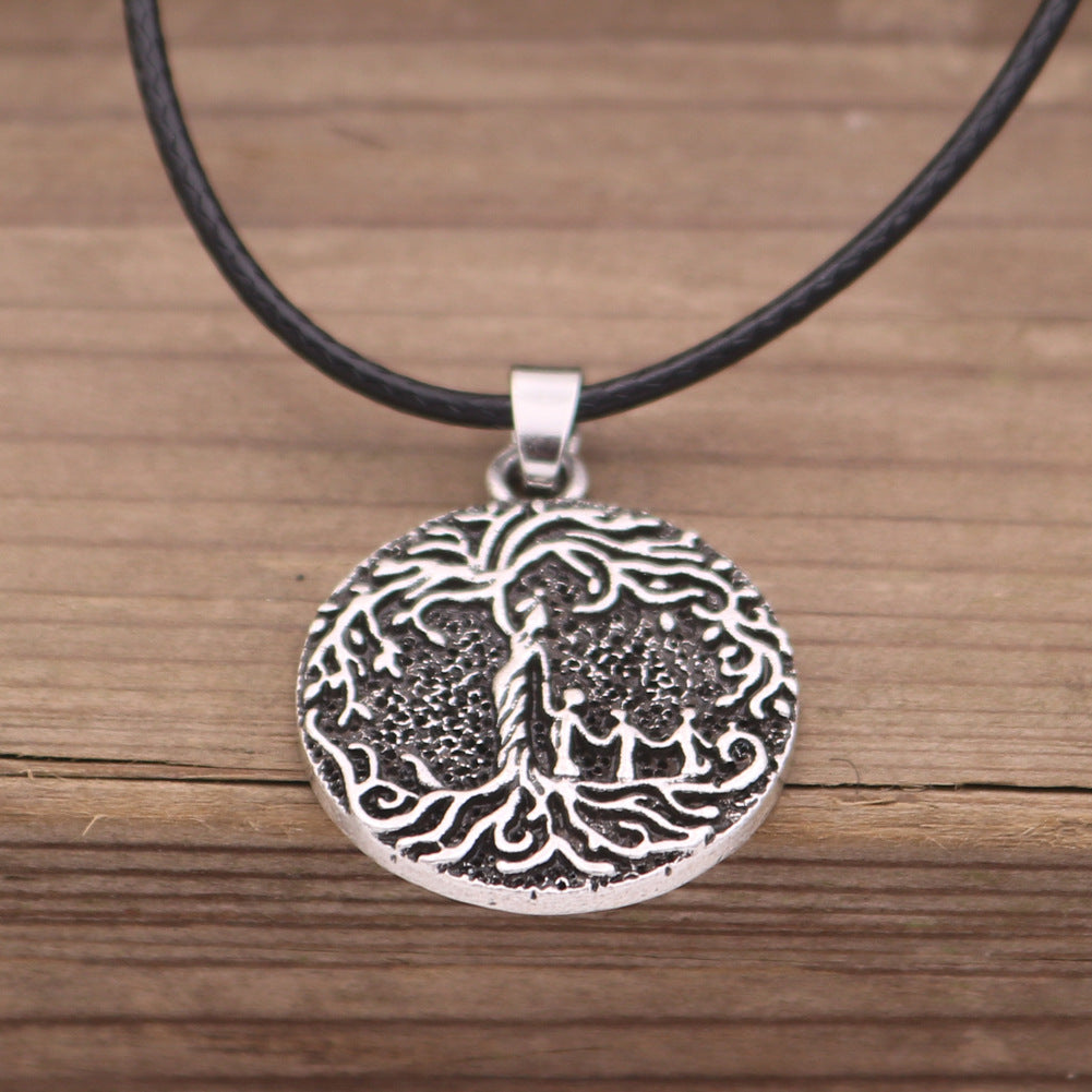 Mythical World Tree Viking Necklace for Men