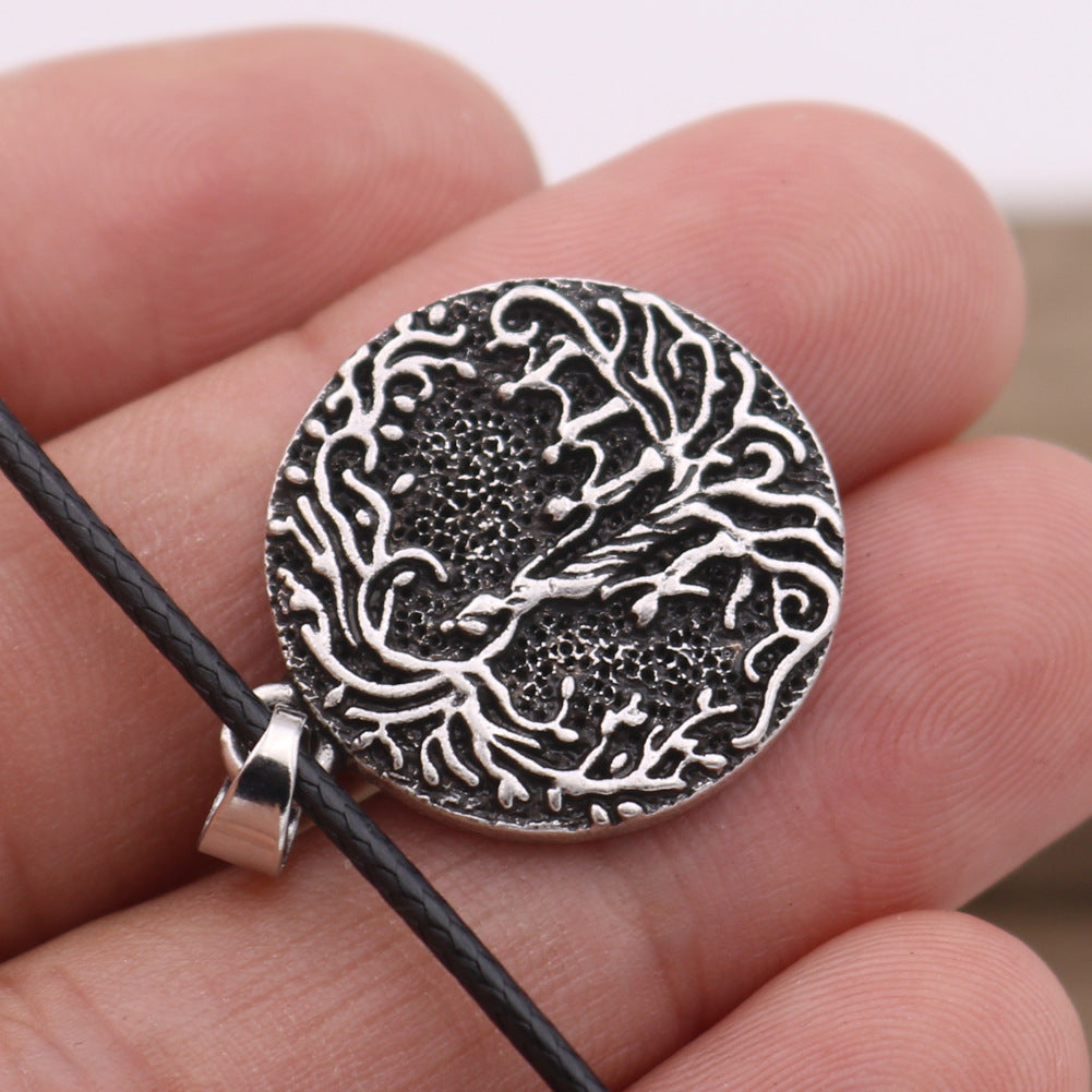 Viking Tree of Life Family Pendant Necklace - Men's Wholesale Jewelry