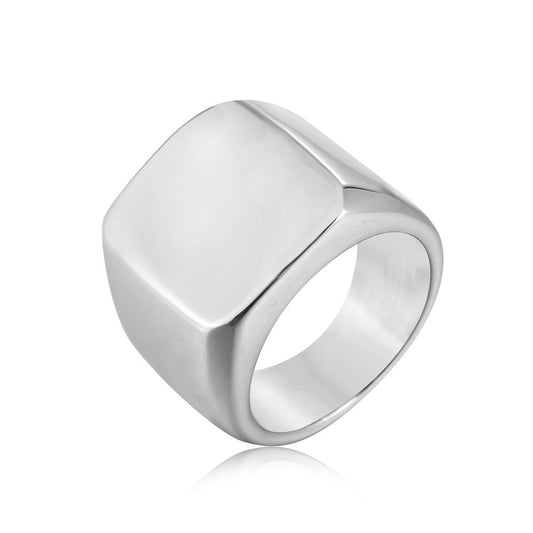 Everyday Genie Titanium Steel Ring for Men in Three Fashionable Colors