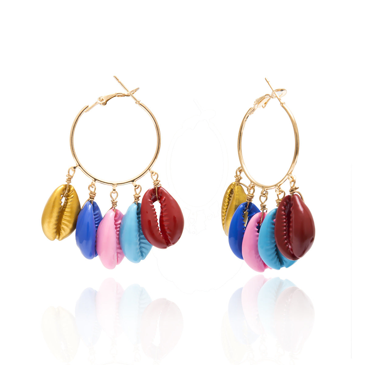 Colorful Shell Earrings from Vienna Verve Collection