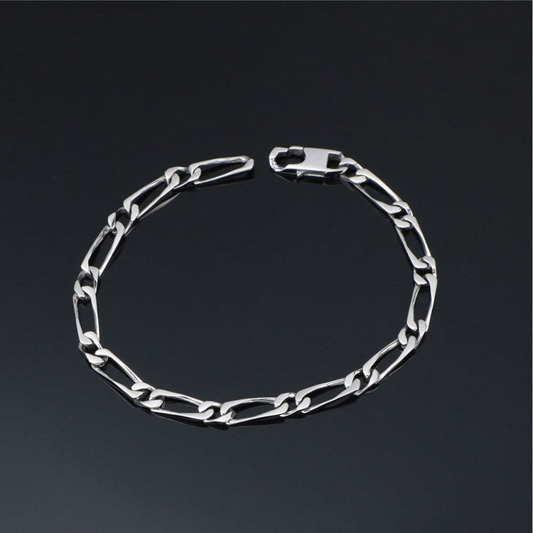 Stylish Titanium Steel Bracelet for Men and Couples - Chic European and American Design