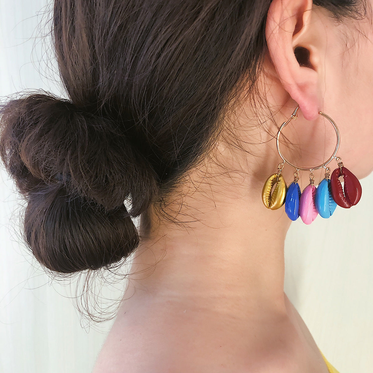 Colorful Shell Earrings from Vienna Verve Collection