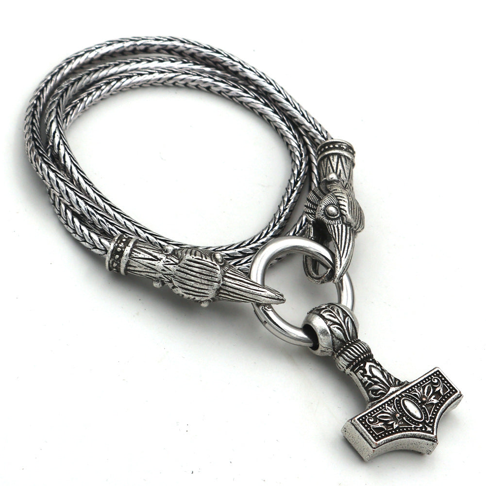 Viking Thor's Hammer Necklace - European Style Men's Jewelry