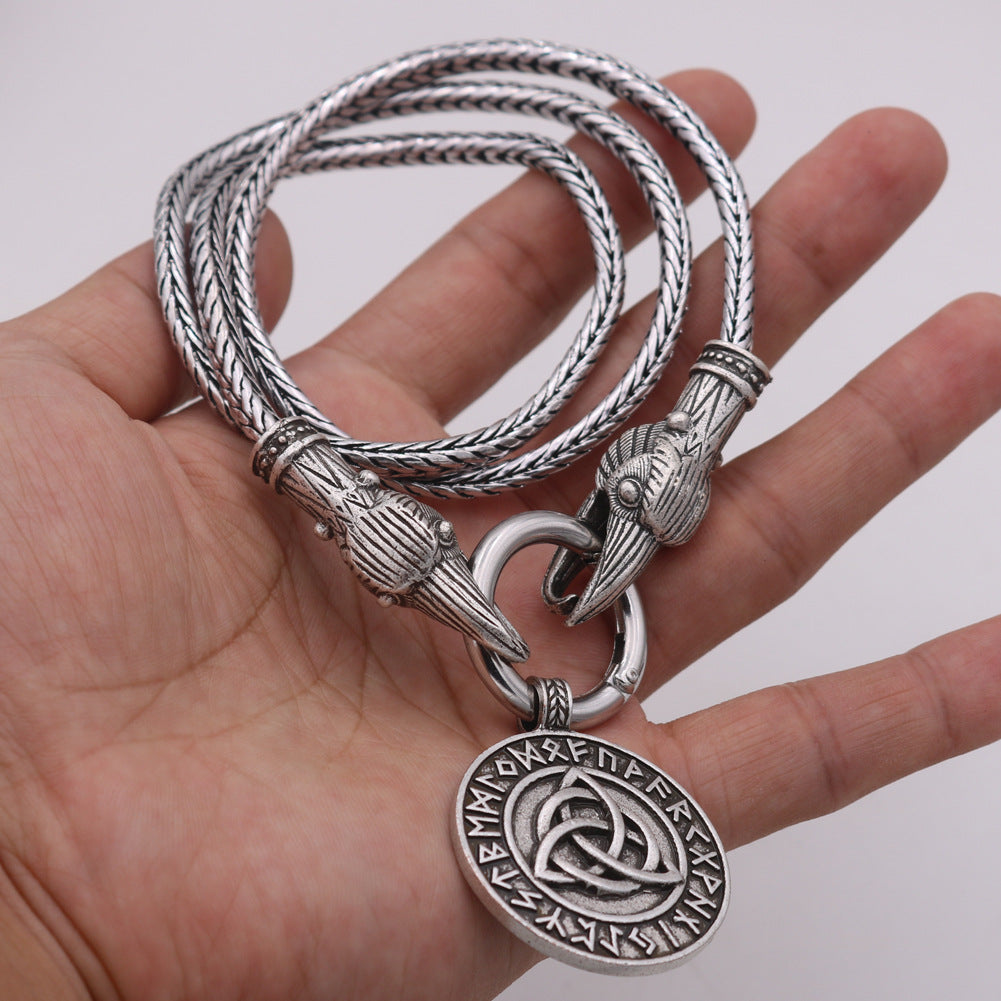 Mythical Viking Knot Necklace - Nordic Mythology Men's Pendant