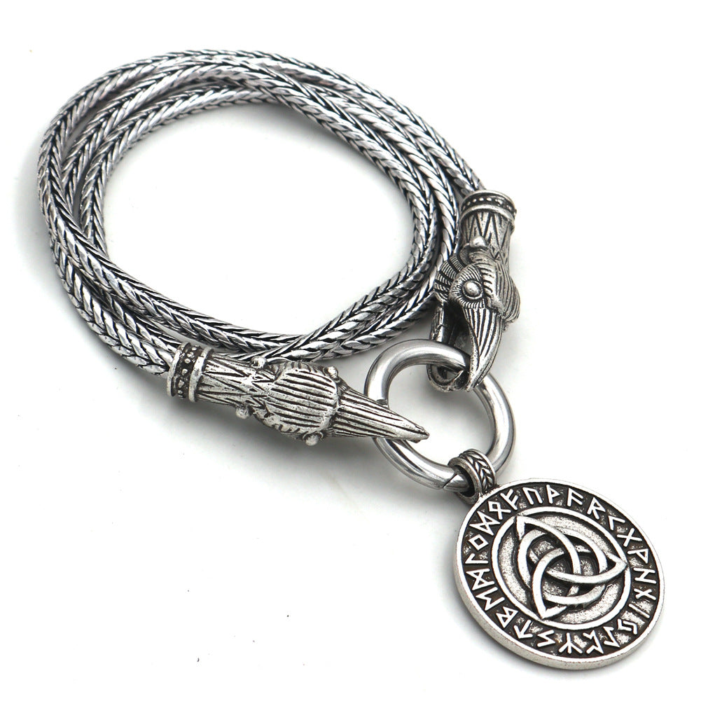 Mythical Viking Knot Necklace - Nordic Mythology Men's Pendant