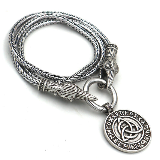 Mythical Viking Knot Necklace - Nordic Mythology Men's Pendant