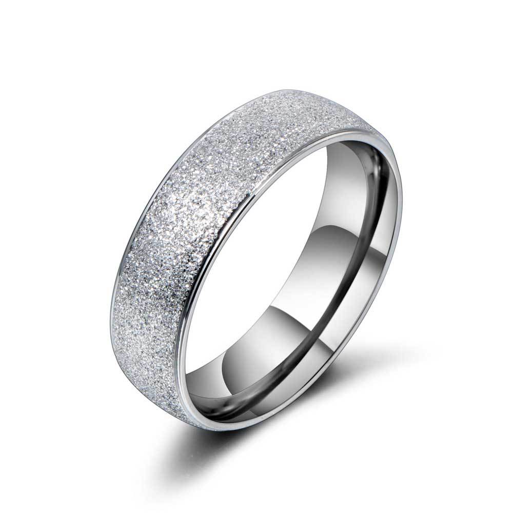 Titanium Steel Couple Rings for Men and Women - Fashionable Accessories for Marriage Proposals