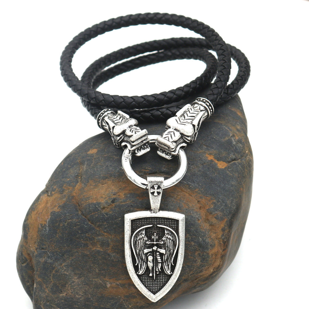 Epic Viking Warrior Necklace - Norse Legacy Collection