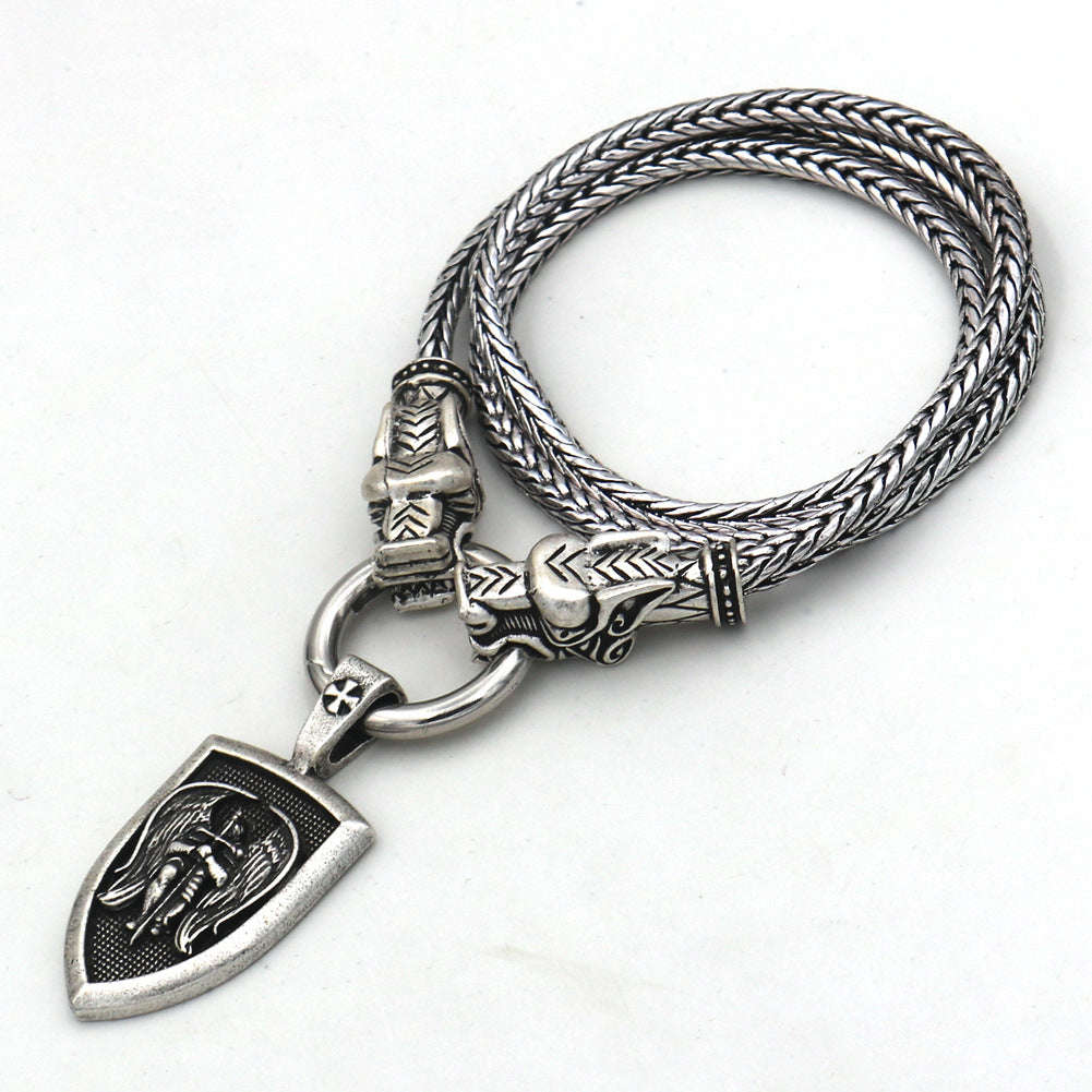 Viking Angel Sword Necklace - Norse Legacy Collection - Men's Fashion Amulet