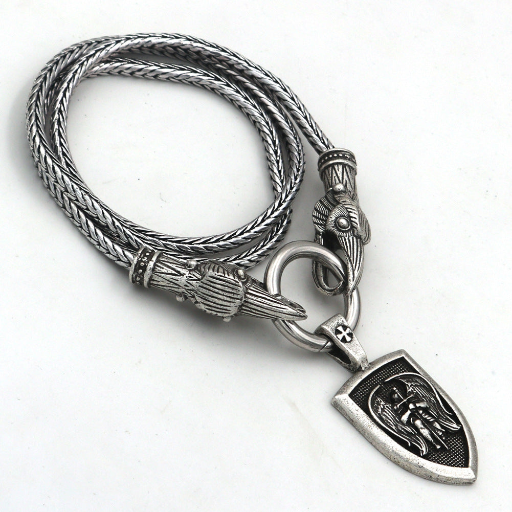 Viking Angel Sword Necklace - Norse Legacy Collection - Men's Fashion Amulet