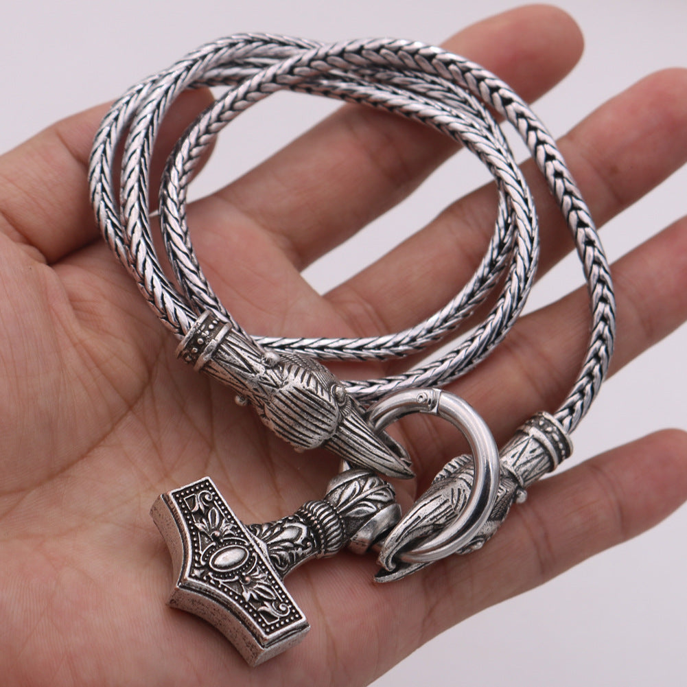 Viking Thor's Hammer Necklace - European Style Men's Jewelry