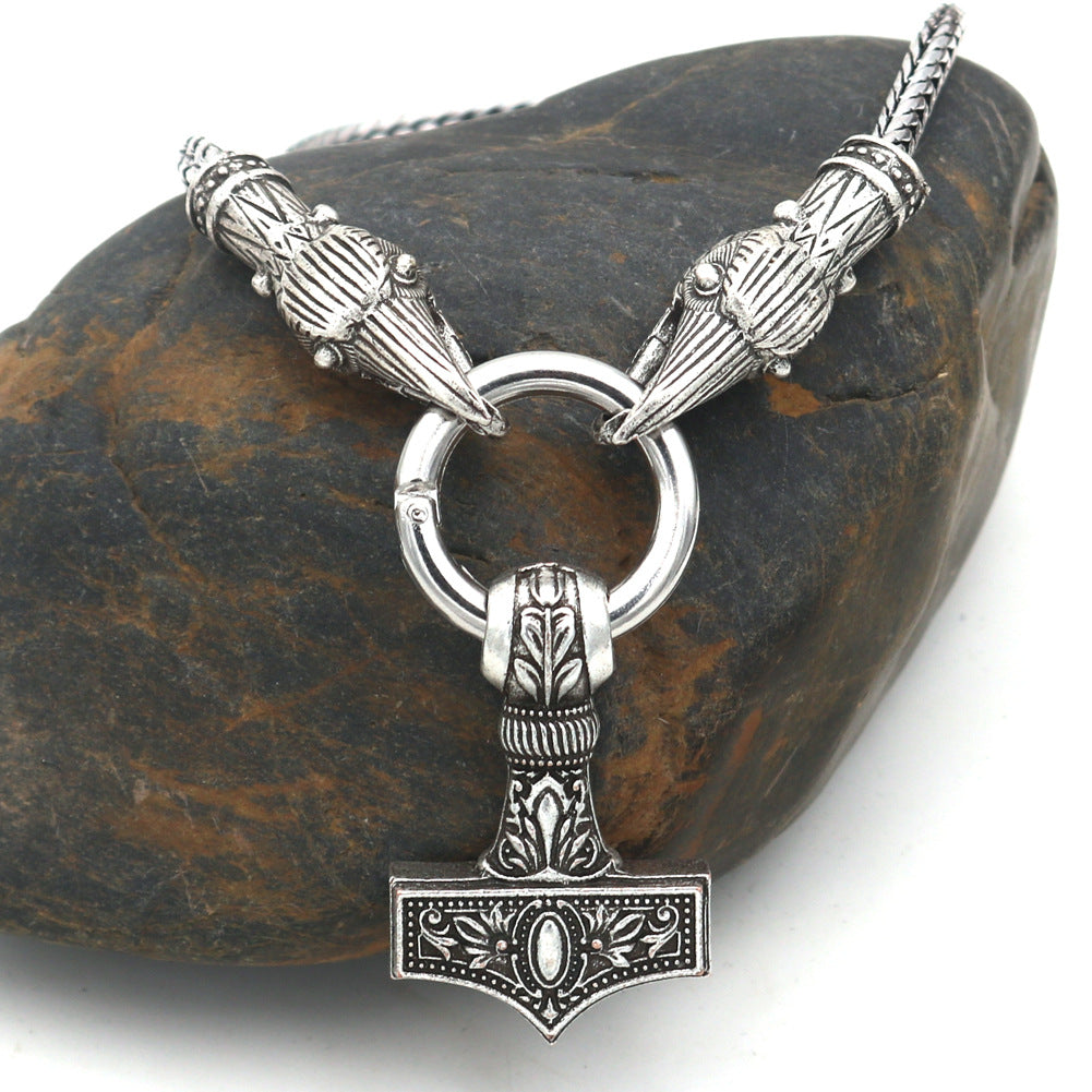 Viking Thor's Hammer Necklace - European Style Men's Jewelry