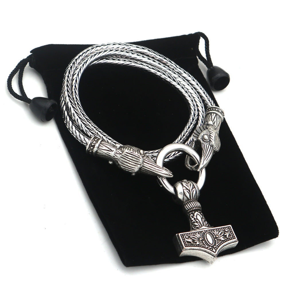 Viking Thor's Hammer Necklace - European Style Men's Jewelry