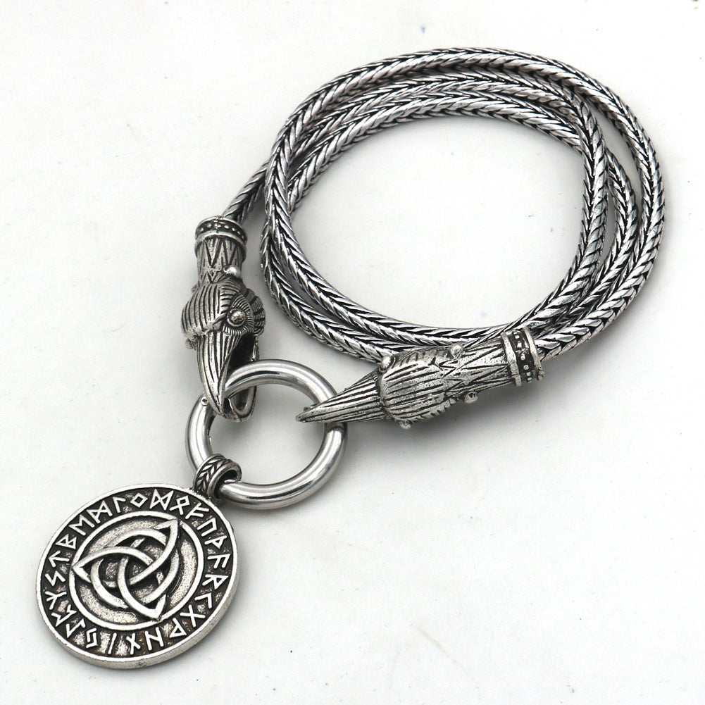 Mythical Viking Knot Necklace - Nordic Mythology Men's Pendant