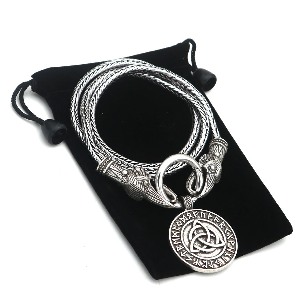 Mythical Viking Knot Necklace - Nordic Mythology Men's Pendant