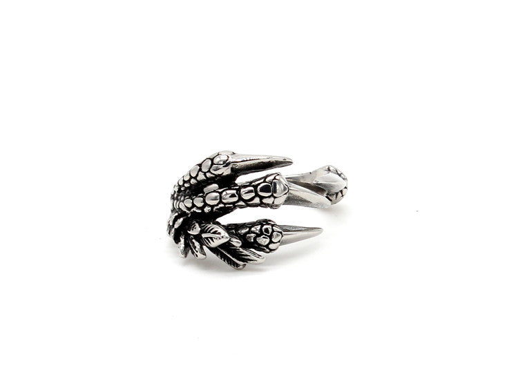 Retro Punk Dragon Claw Men's Titanium Steel Ring for Wholesale Trading of Foreign Jewelry