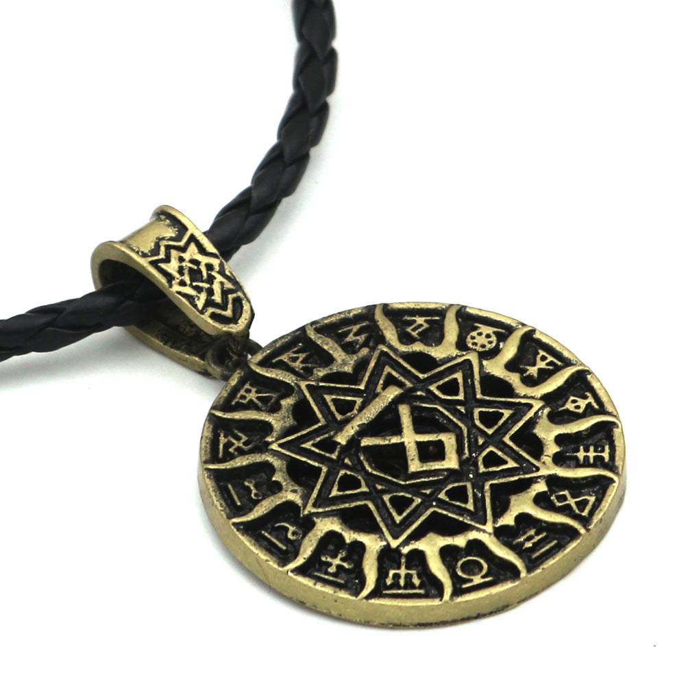 Mythical Odin Pendant Necklace - Nordic Legacy Jewelry for Men