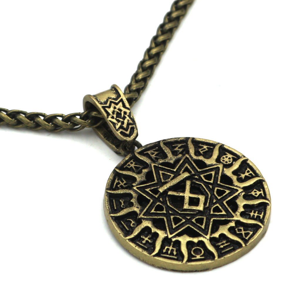 Mythical Odin Pendant Necklace - Nordic Legacy Jewelry for Men