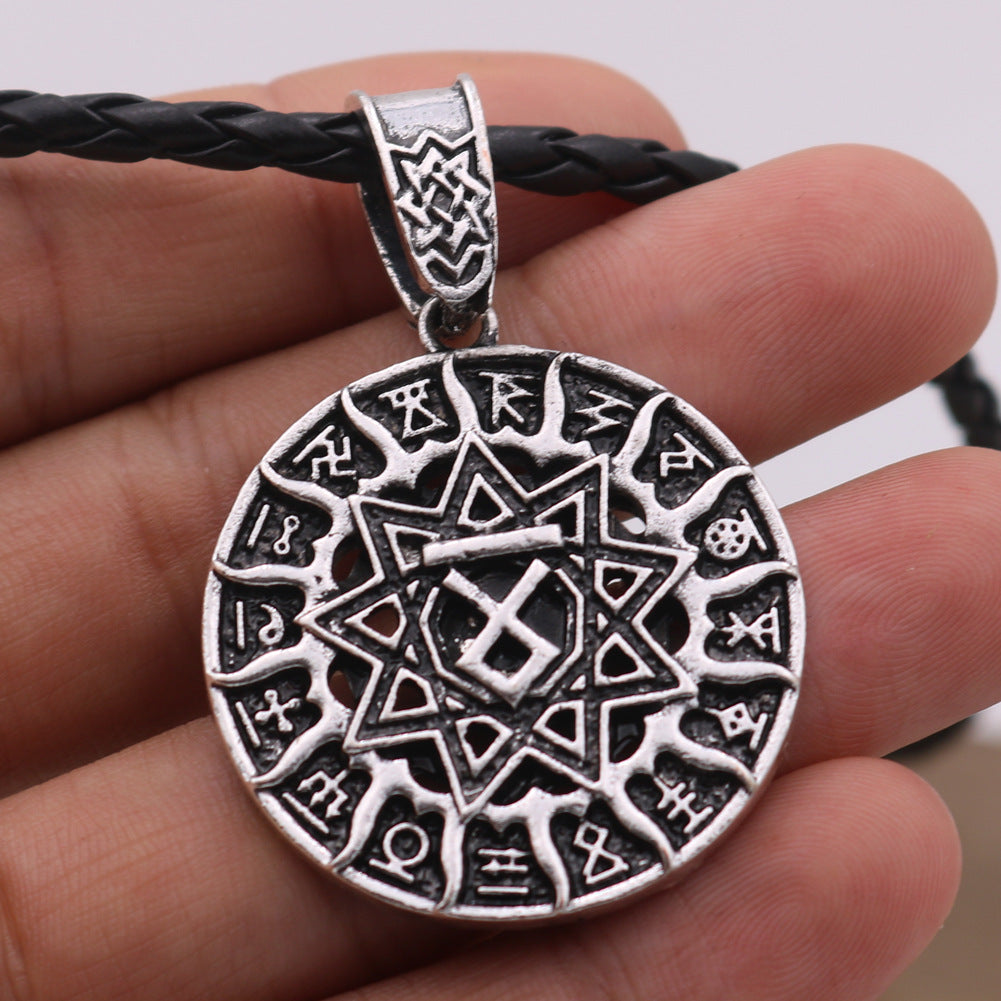 Mythical Odin Pendant Necklace - Nordic Legacy Jewelry for Men