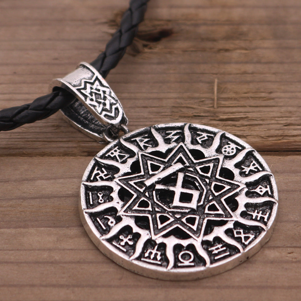 Mythical Odin Pendant Necklace - Nordic Legacy Jewelry for Men