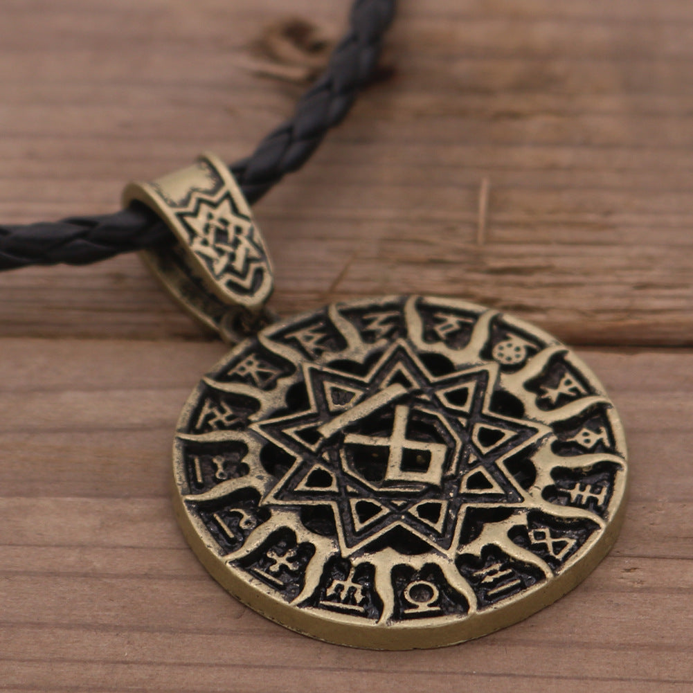 Mythical Odin Pendant Necklace - Nordic Legacy Jewelry for Men