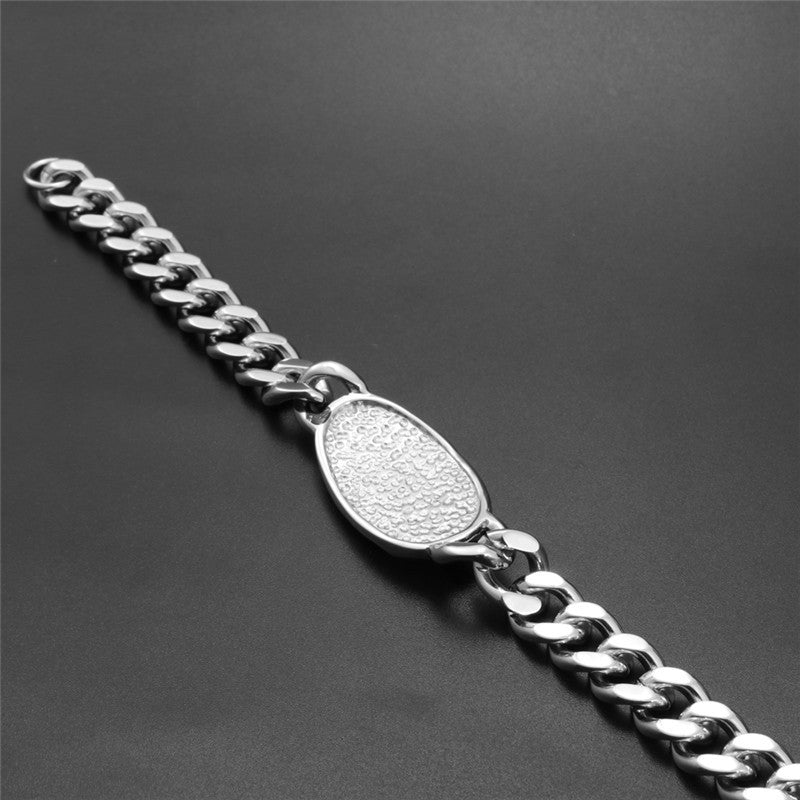 Rebellious Cobra Pattern Titanium Steel Bracelet for Men