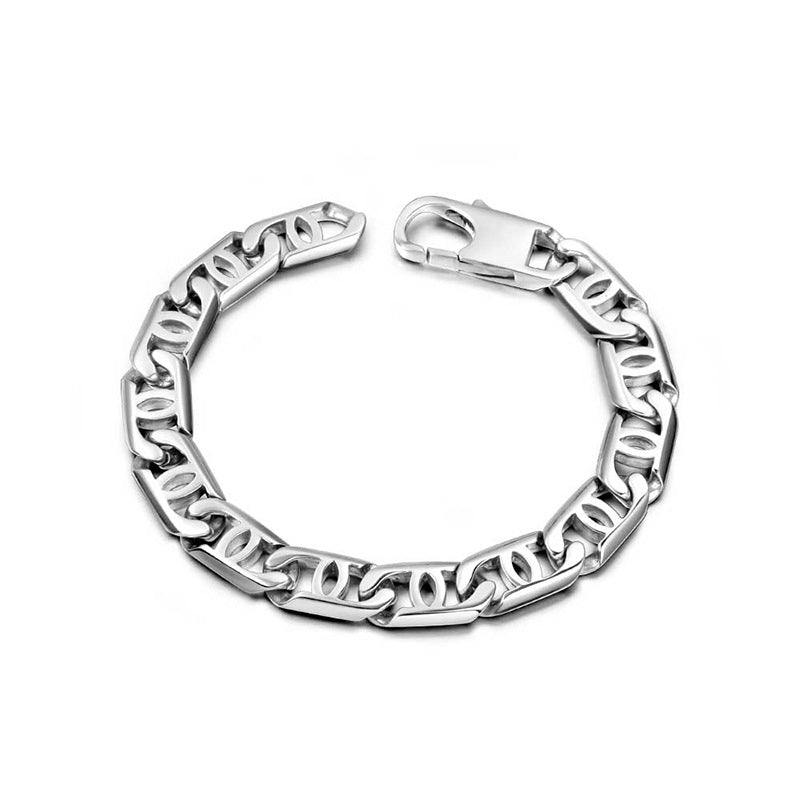 Customizable Hollow Titanium Steel Bracelet for Trendsetting Individuals - Unisex Hipster Jewelry