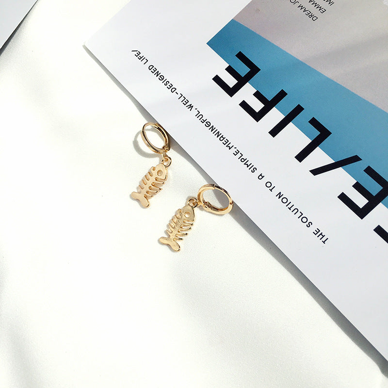 Funky Fish Earrings in Alloy - Vienna Verve Collection