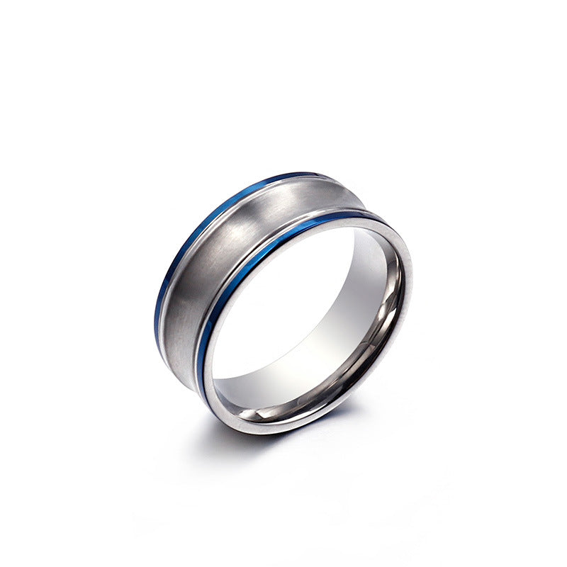 Trendy Minimalist Titanium Steel Rings for Men and Women - Perfect Retro Stainless Steel Gift for Tanabata