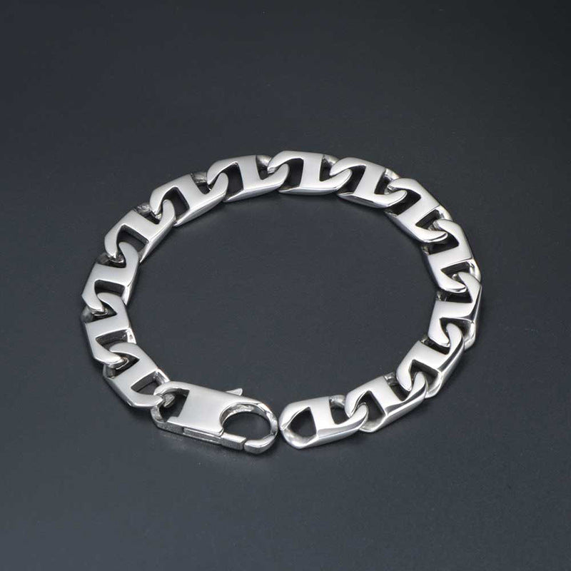 Elegant Titanium Steel Unisex Bracelets - Durable and Stylish Everyday Accessories