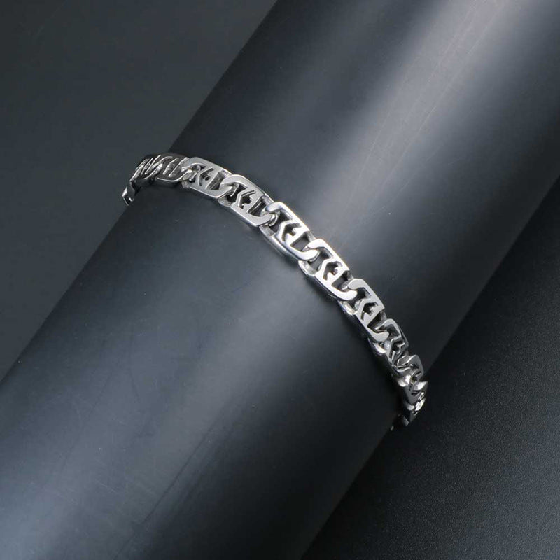 Chic Unisex Titanium Steel Bracelets - Elegant Fashion Jewelry for All Occasions