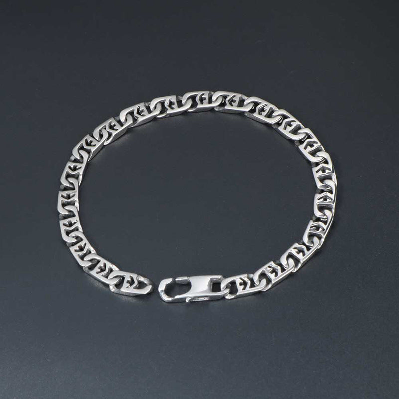 Chic Unisex Titanium Steel Bracelets - Elegant Fashion Jewelry for All Occasions