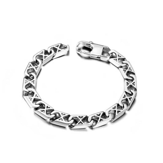 Personalized Titanium Steel Mesh Bracelet for Men and Women - Stylish Jewelry Accessory