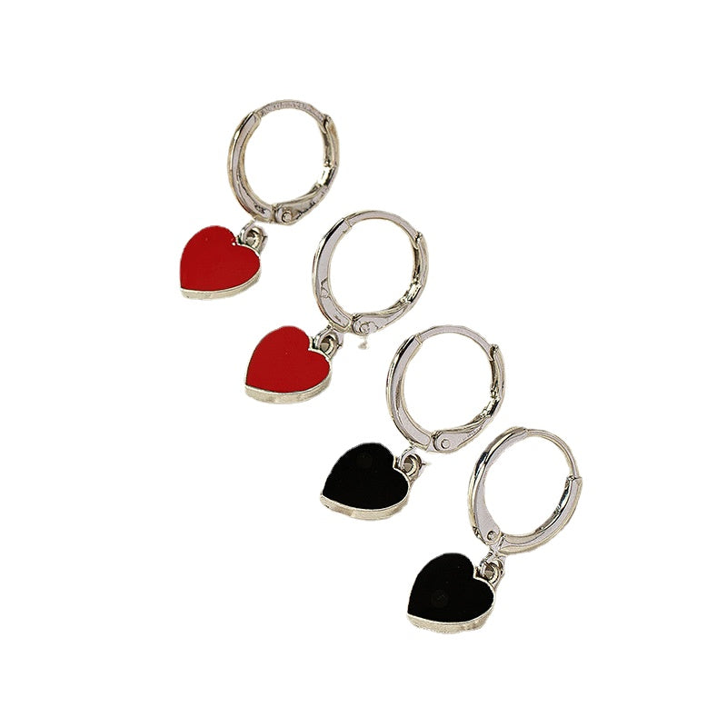 Romantic Glazed Love Earrings Set - Vienna Verve Collection