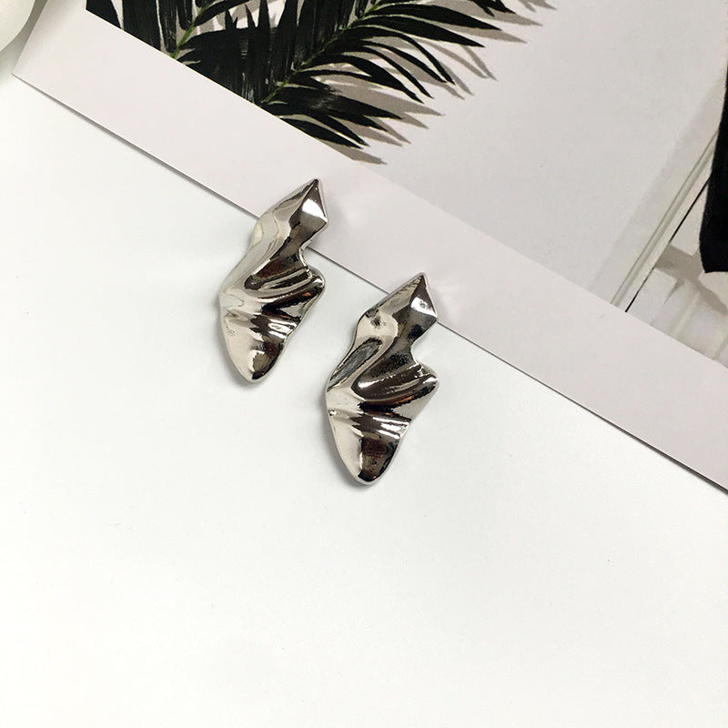 Exaggerated Alloy Earrings from Vienna Verve Collection