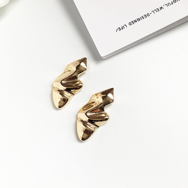 Exaggerated Alloy Earrings from Vienna Verve Collection