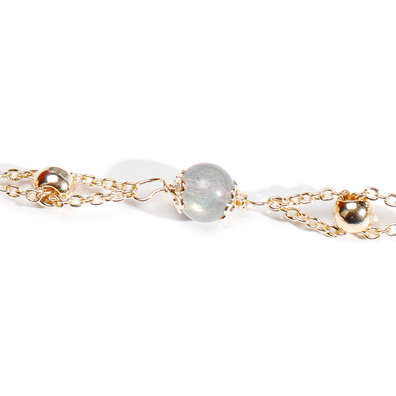 Strawberry Crystal Beaded Transit Bracelet for Women - Fortune's Favor Collection