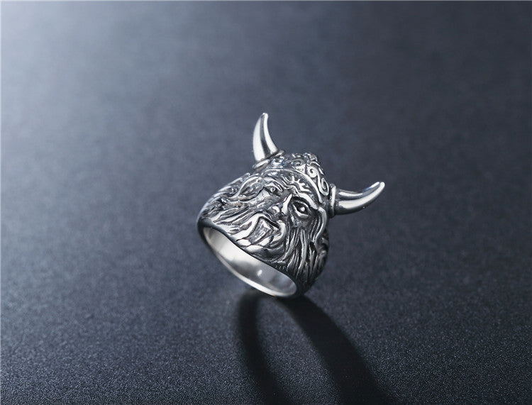 Retro Viking Men's Titanium Steel Ring