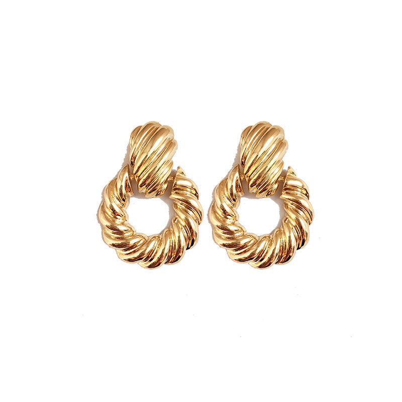 European and American Inspired Alloy Earrings - Vienna Verve Collection