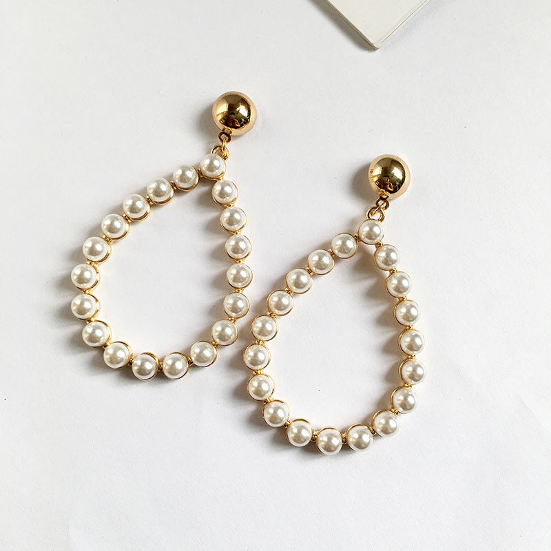 Simple Fashion Pearl Earrings - Vienna Verve Collection