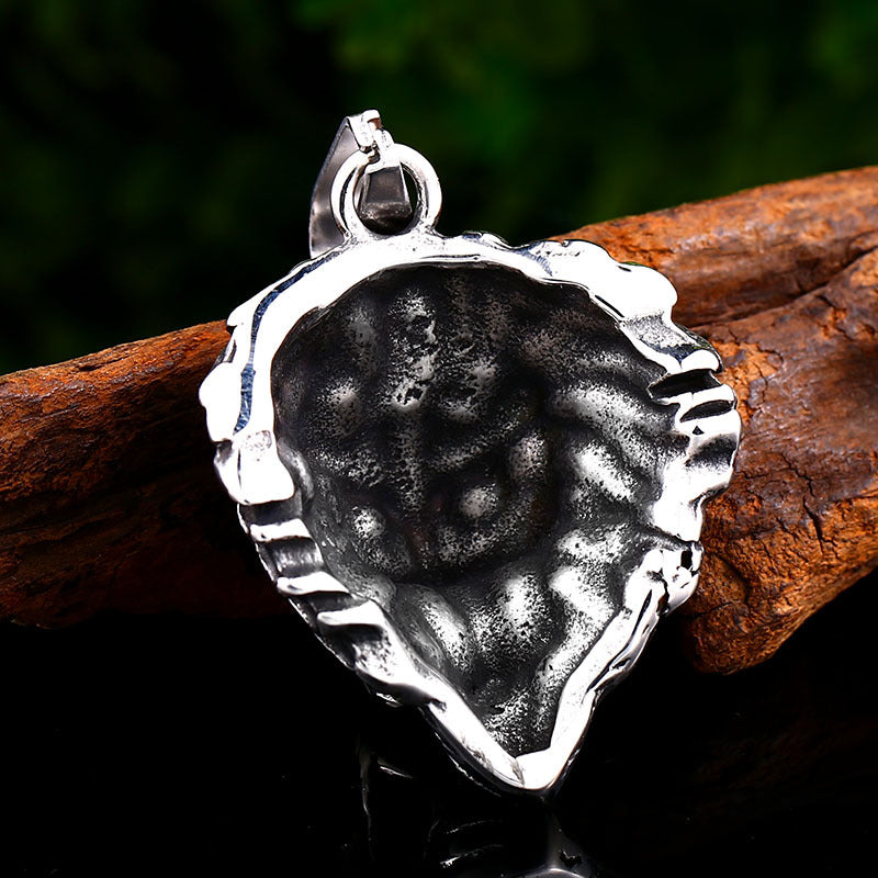 Titanium Steel Lion Head Pendant for Men - Domineering Animal Jewelry Wholesale