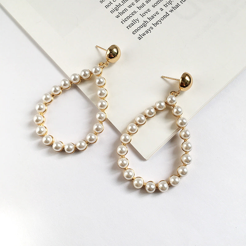 Simple Fashion Pearl Earrings - Vienna Verve Collection