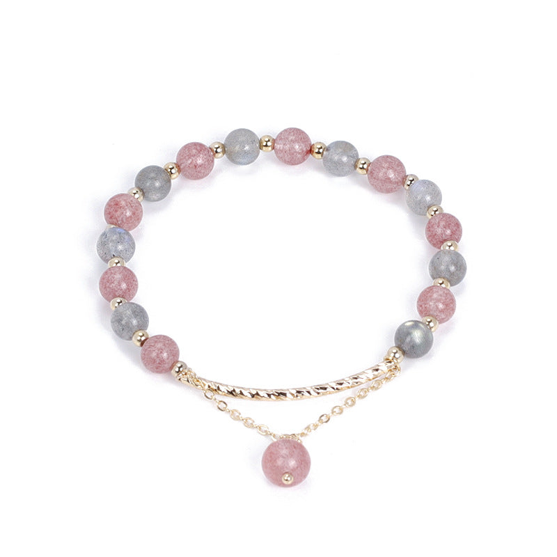 Fortune's Favor Sterling Silver Crystal and Moonstone Bracelet