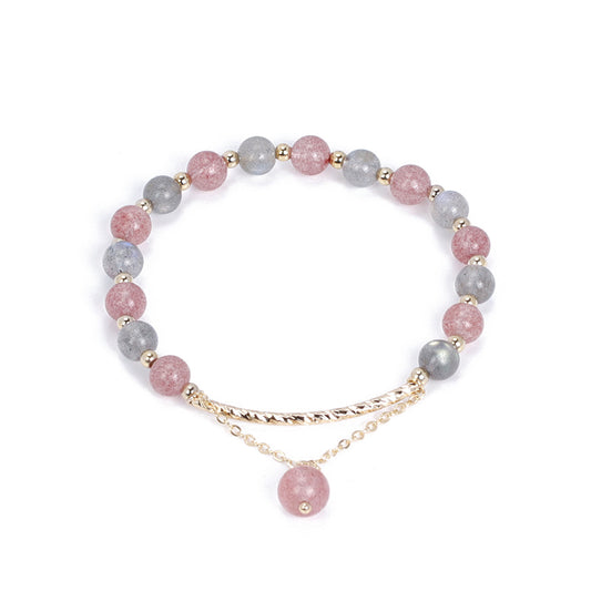 Fortune's Favor Sterling Silver Crystal and Moonstone Bracelet