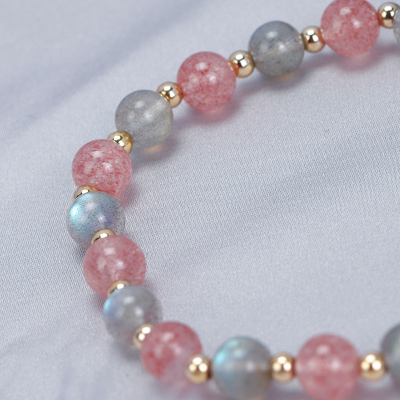 Fortune's Favor Sterling Silver Crystal and Moonstone Bracelet