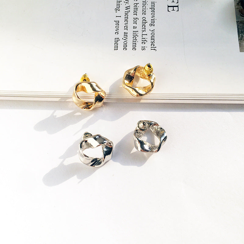 Sophisticated Vienna Verve Metal Stud Earring Set