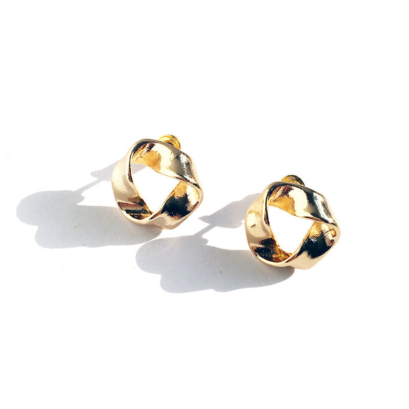 Sophisticated Vienna Verve Metal Stud Earring Set