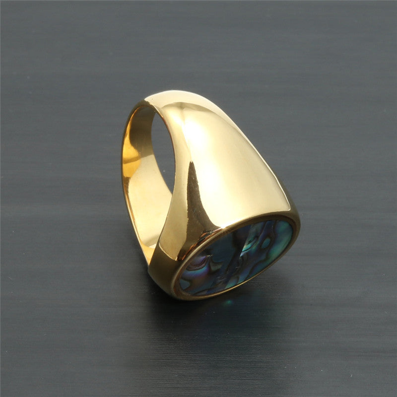 Vibrant Unisex Titanium Steel Carbon Fiber Ring - Premium Quality Direct from Manufacturer