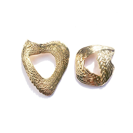 Vienna Verve Metal Asymmetric Earrings